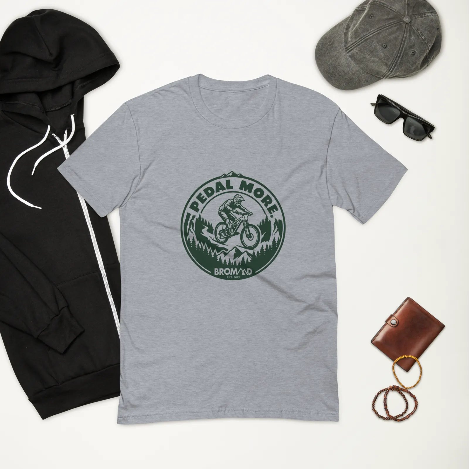 Pedal More T-Shirt | Gray