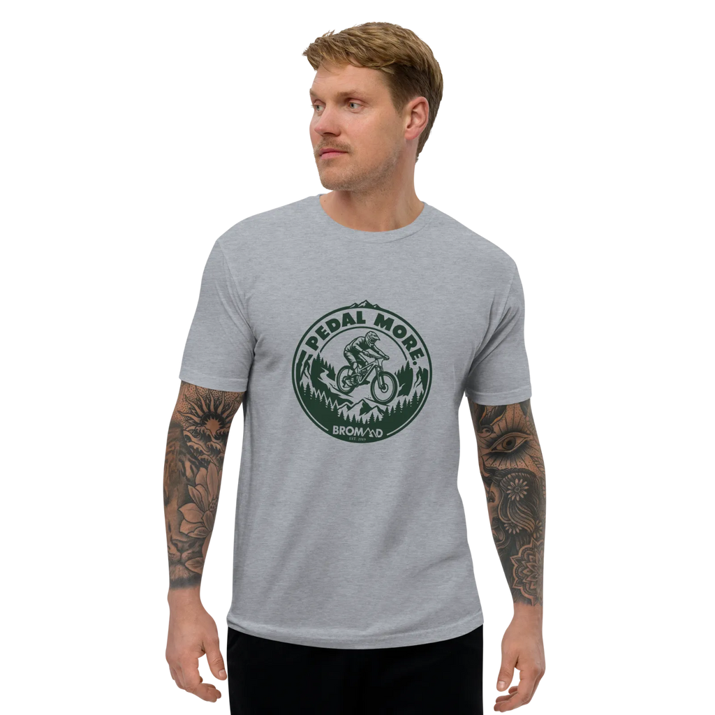 Pedal More T-Shirt | Gray