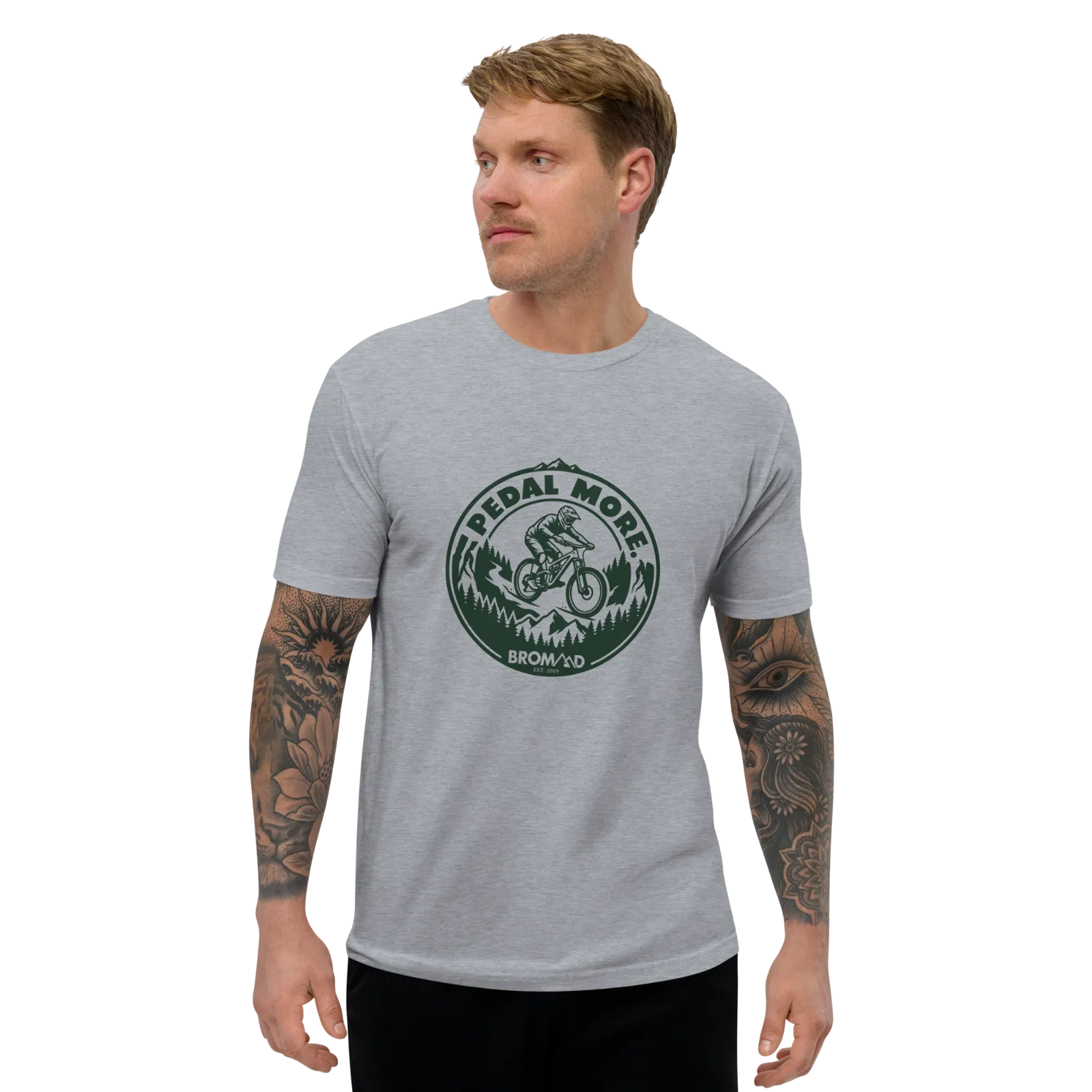 Pedal More T-Shirt | Gray