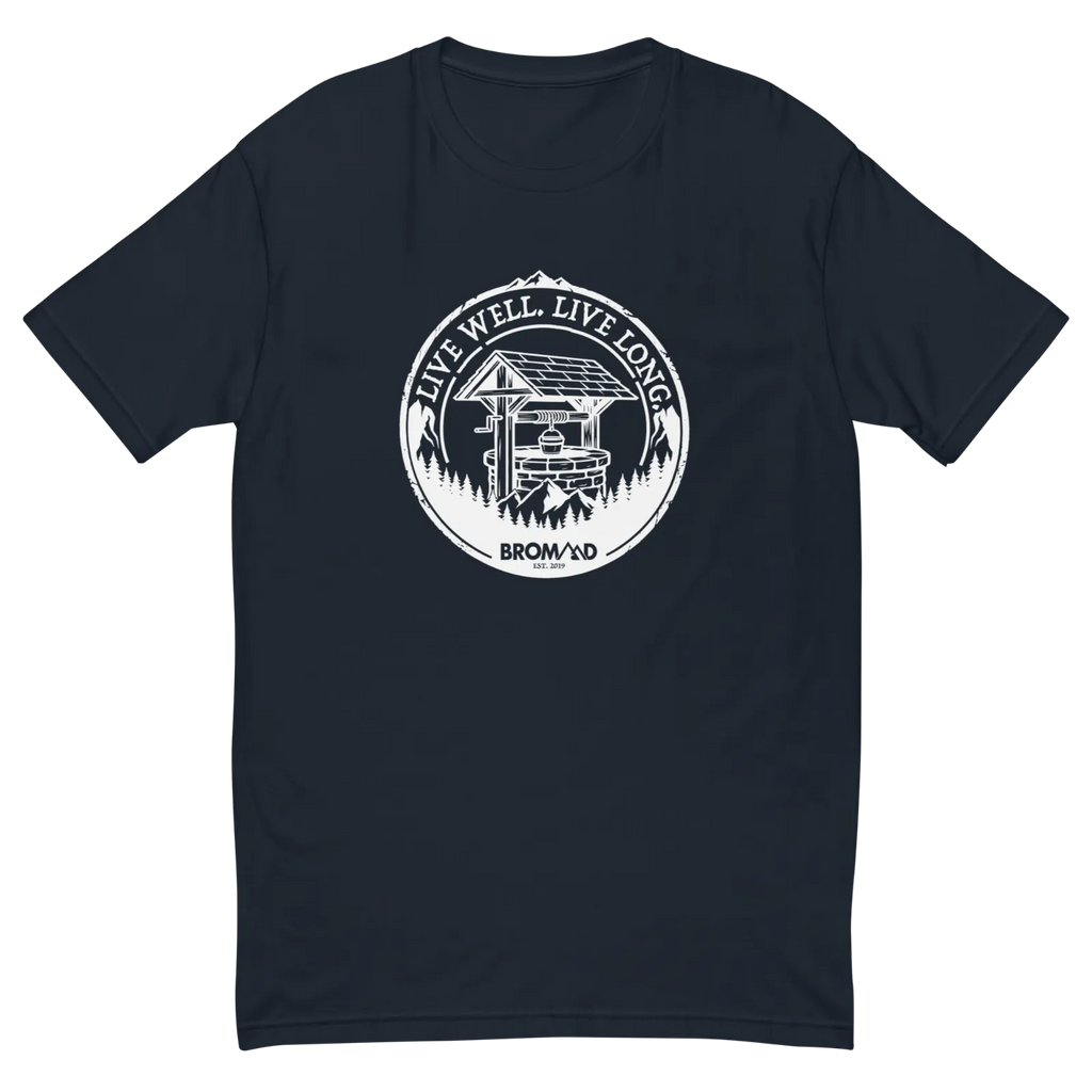 Live Well T-Shirt | Midnight Navy