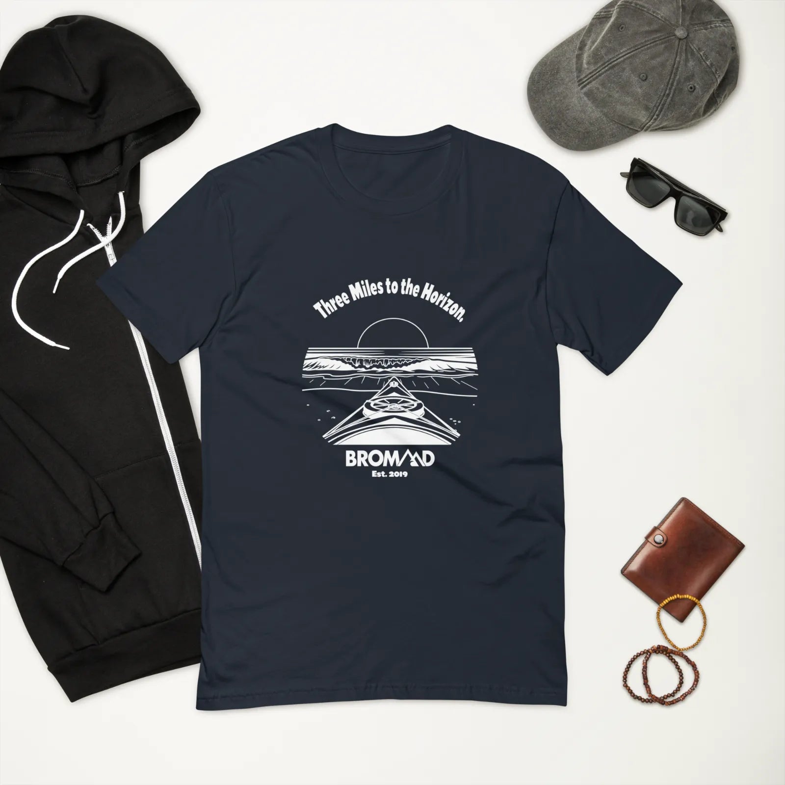 Three Miles T-Shirt | Midnight Navy