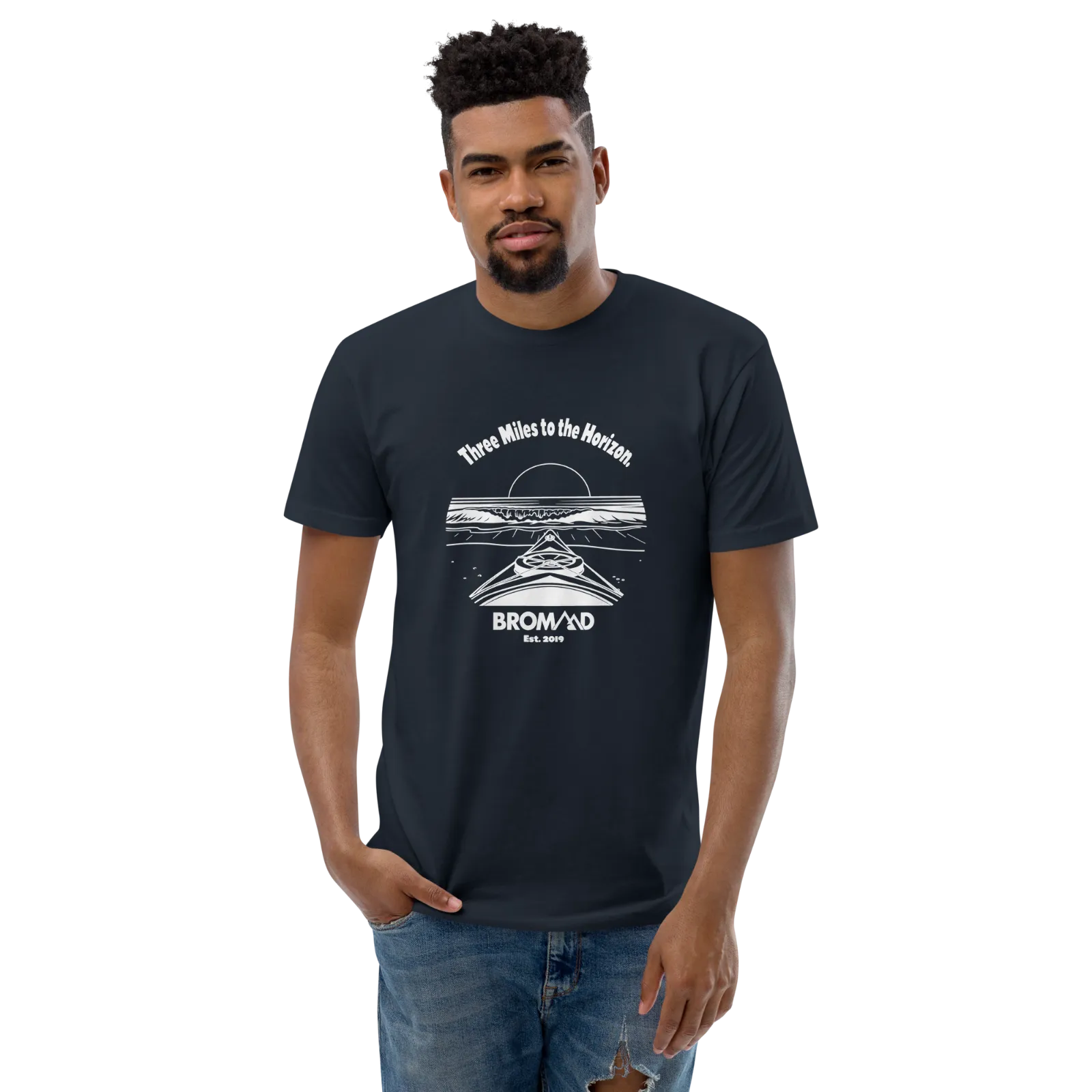 Three Miles T-Shirt | Midnight Navy