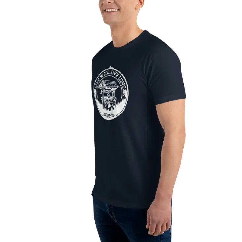 Live Well T-Shirt | Midnight Navy
