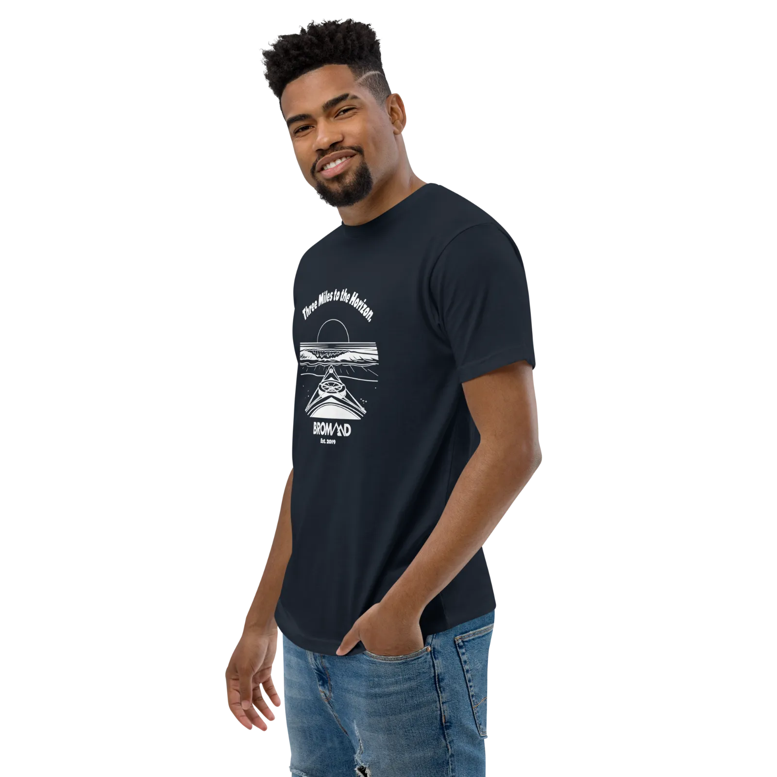 Three Miles T-Shirt | Midnight Navy