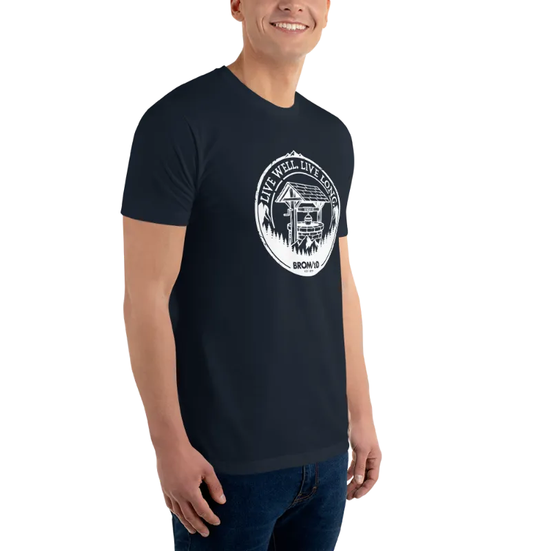 Live Well T-Shirt | Midnight Navy